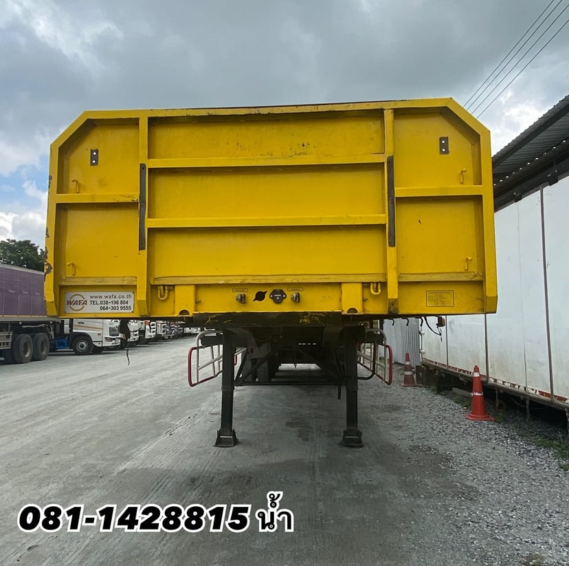 ⏩️ หางพื้นเรียบ สามเพลา อู่ WAFA  ปี 2563  (6112)