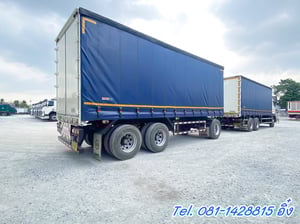 สิบล้อตู้ผ้าใบพ่วงแม่ลูก HINO FL1A 344 แรง ปี 2567 (5506,5507) สิบล้อตู้ผ้าใบพ่วงแม่ลูก HINO FL1A 344 แรง ปี 2567 (5506,5507)