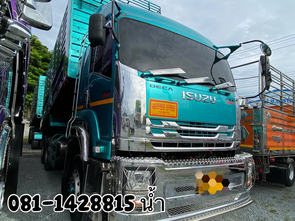 ISUZU FXZ 360แรงม้า รถบรรทุก 10ล้อ พ่วงแม่ลูก ปี2023 (5392 5393)