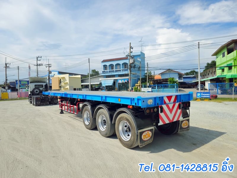 หางพื้นเรียบ สามเพลา  อู่ RCK ปี 2561 (4437)