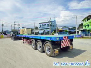 หางพื้นเรียบ สามเพลา  อู่ RCK ปี 2561 (4437)