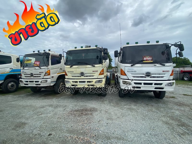 สิบล้อโม่ปูน HINO FM1A 330 แรง ปี2555 โม่ลีปแฮร์ (6785,6782)