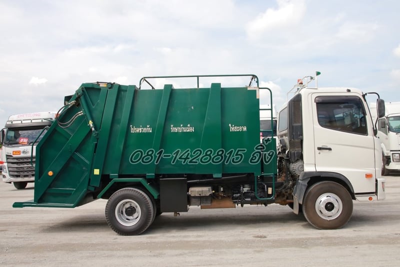 หกล้อบรรทุกขยะ HINO FC9J 210 แรง ปี 2565 (3909) หกล้อบรรทุกขยะ HINO FC9J 210 แรง ปี 2565 (3909)
