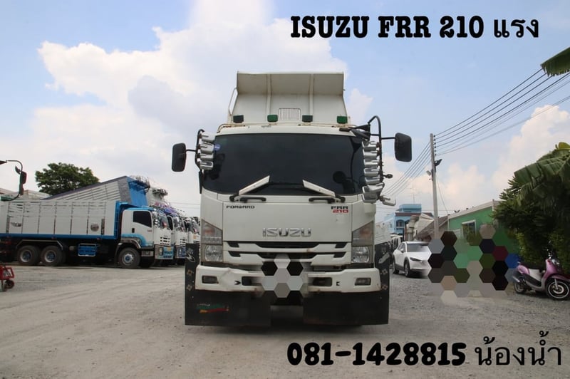 ISUZU FRR 210แรงม้า รถบรรทุก 6ล้อ ดั้มพ์ ปี2021 (3221)
