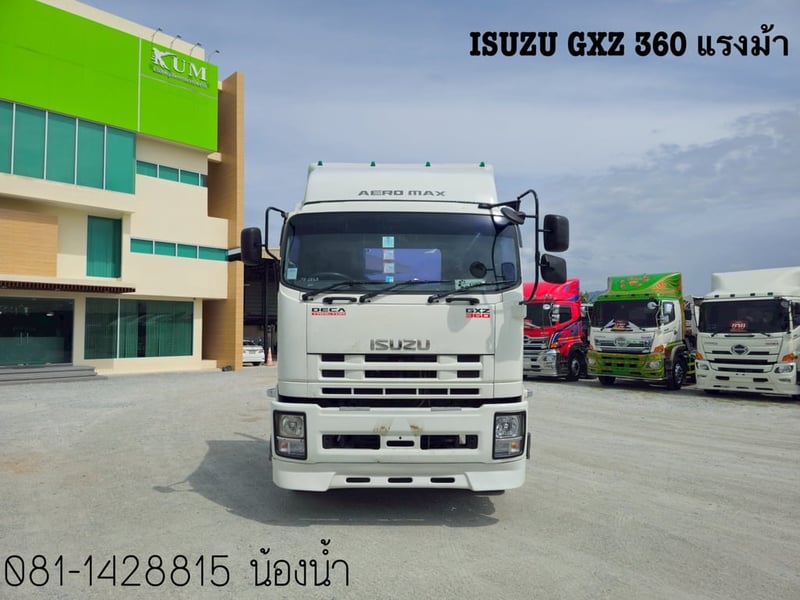 ISUZU GXZ 360แรงม้า รถบรรทุก 10ล้อ หัวลาก เฉพาะหัว ปี2012(6863)