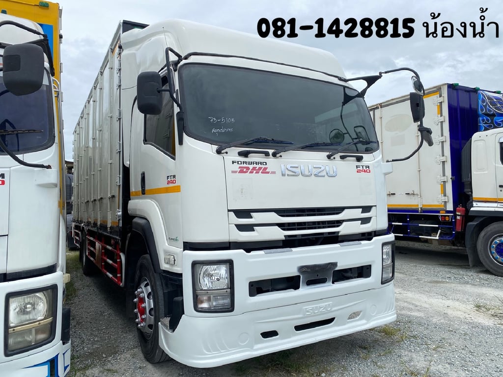ISUZU FTR 240แรงม้า รถบรรทุก 6ล้อ ตู้แห้ง ปี2021 (5105) ISUZU FTR 240แรงม้า รถบรรทุก 6ล้อ ตู้แห้ง ปี2021 (5105)