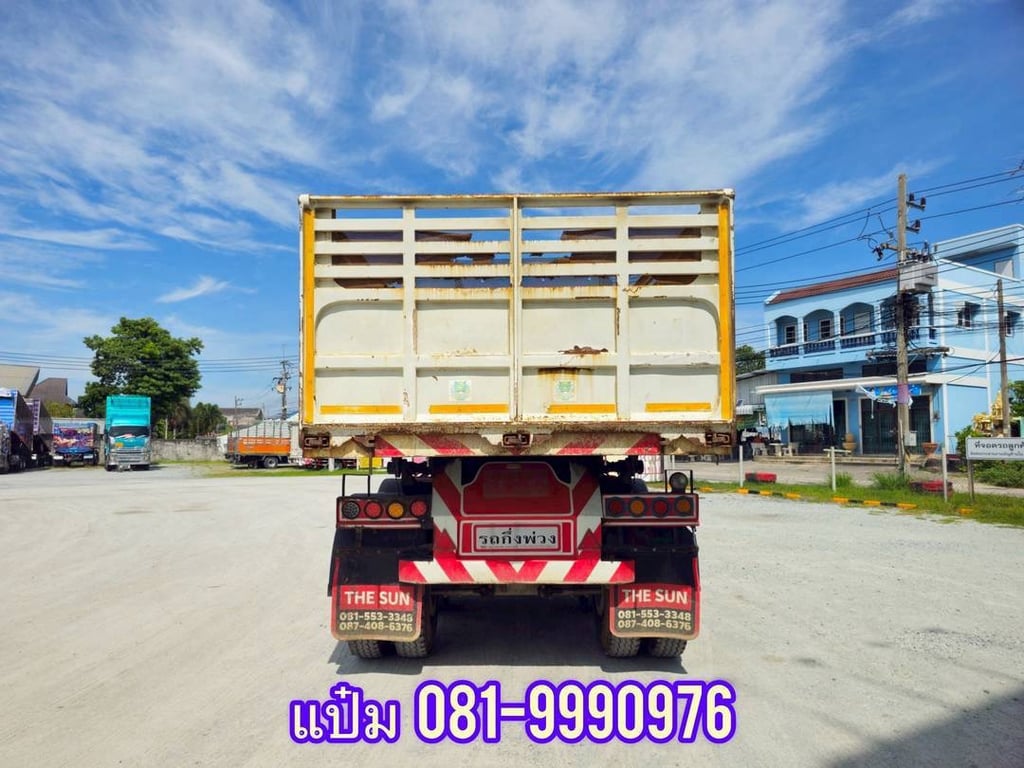 🚚หางเซมิดั้มพ์  ปี 2566 อู่เดอะซัน  สองเพลา Sาคา  580,000.-(3395)