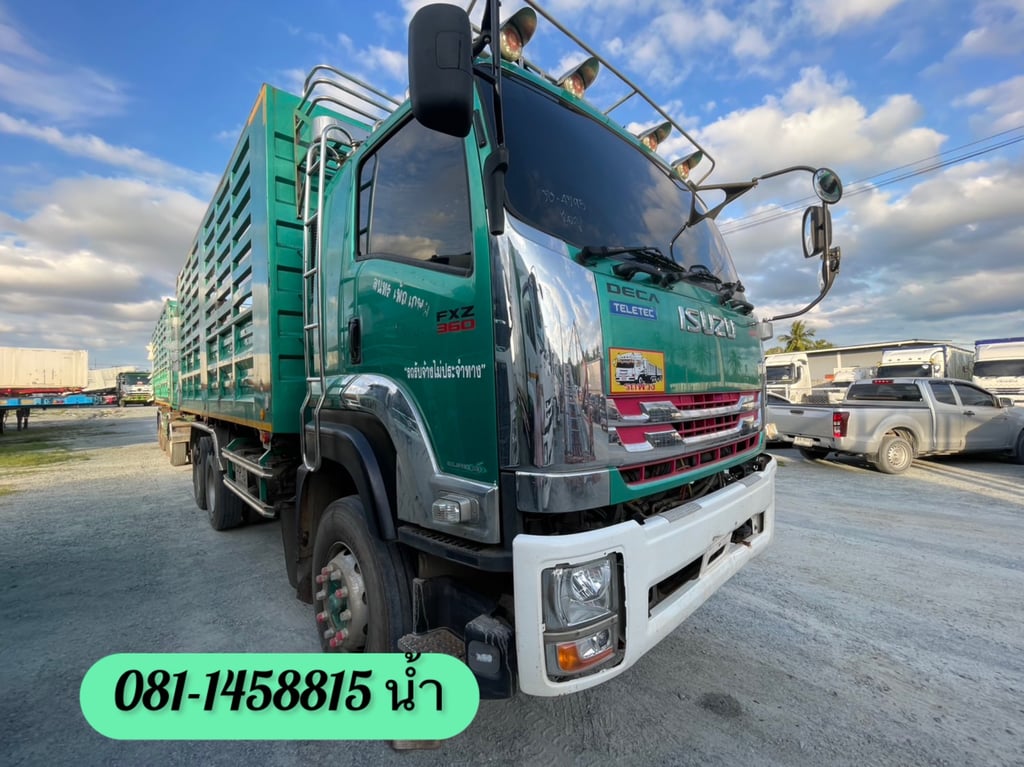 🚚 ISUZU FXZ 360แรงม้า รถบรรทุก 10ล้อ พ่วงแม่ลูก ปี2023 (4795 4796) 🚚 ISUZU FXZ 360แรงม้า รถบรรทุก 10ล้อ พ่วงแม่ลูก ปี2023 (4795 4796)