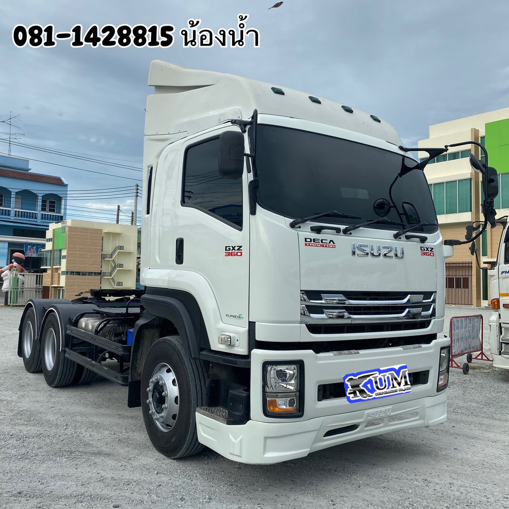 ISUZU GXZ 380แรงม้า รถบรรทุก 10ล้อ หัวลาก เฉพาะหัว ปี2023 (9052)