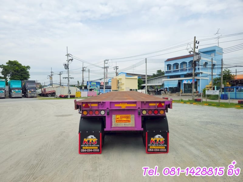 หางพื้นเรียบ สามเพลา อู่ panusmawim ปี 2555 (7198)