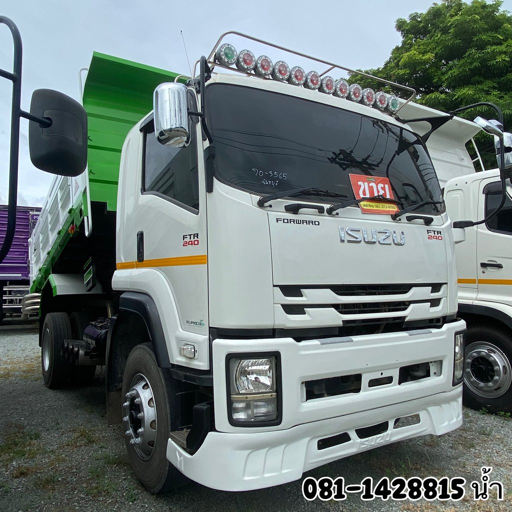 ISUZU FTR 240แรงม้า รถบรรทุก 6ล้อ ดั้มพ์ ปี2022 (3565)