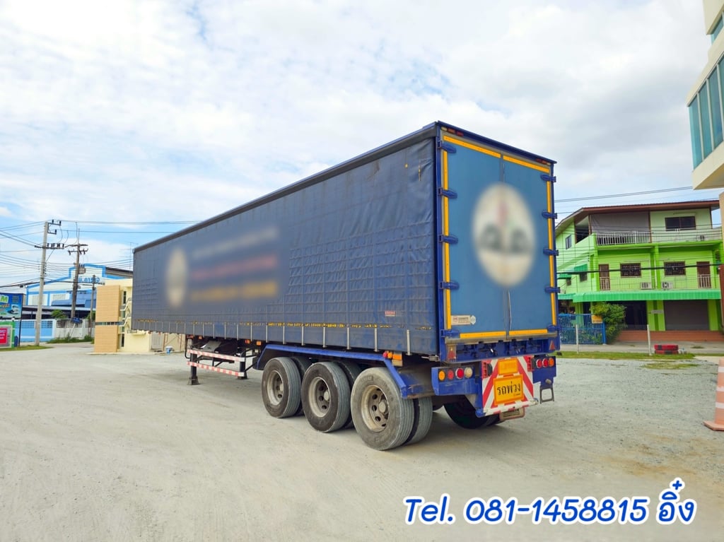 หางตู้ผ้าใบ สามเพลา อู่สามมิตร ปี 2565 (0160)