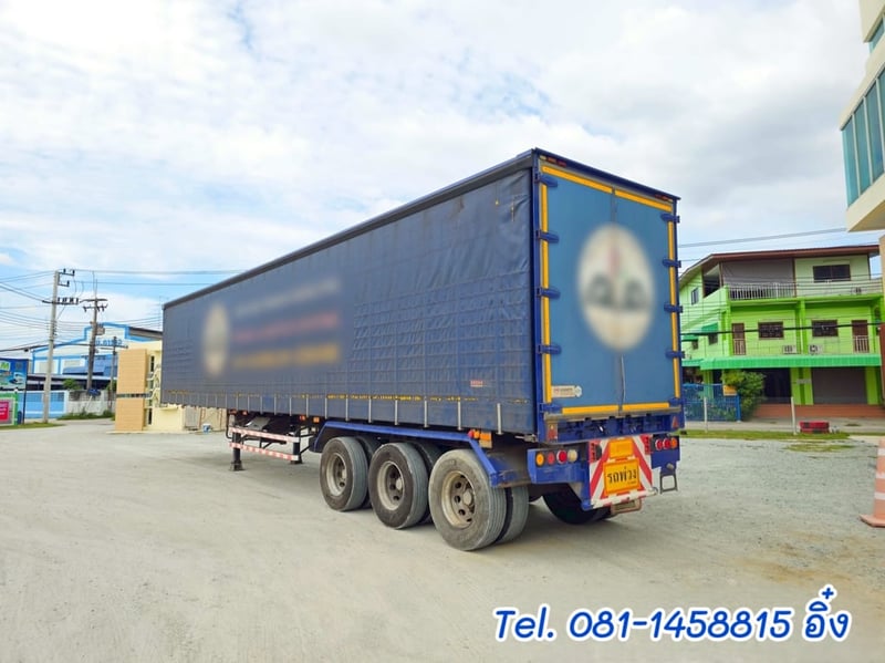 หางตู้ผ้าใบ สามเพลา อู่สามมิตร ปี 2565 (0160)