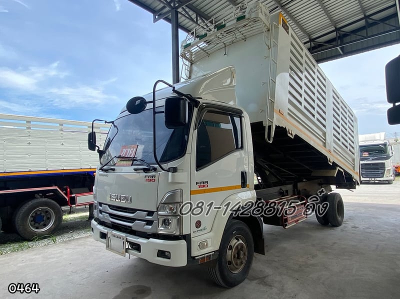 หกล้อดั้มพ์ ISUZU FRR 190 แรง ปี 2565 (0464)