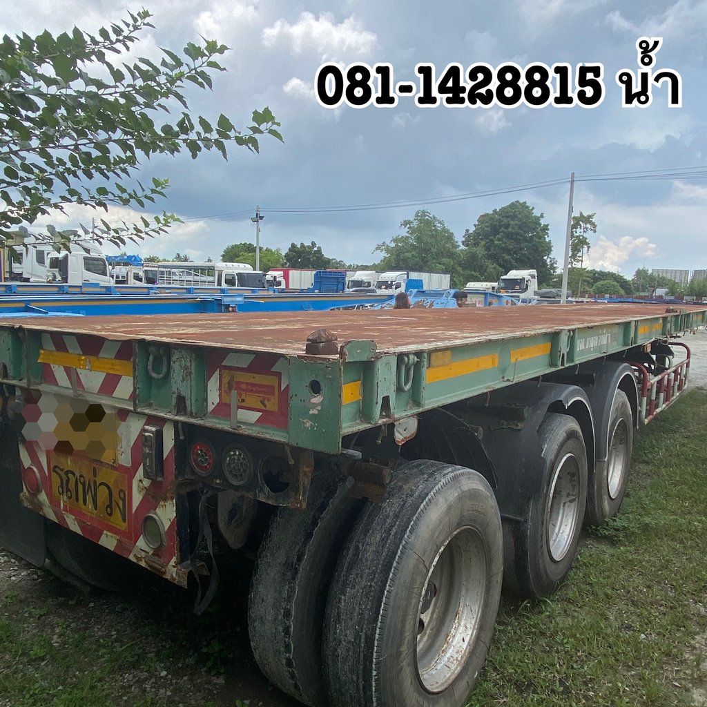 💥 หางพื้นเรียบ สามเพลา อู่ RCK ปี 2560 (6737)