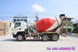 🔥โทรตอนนี้ รับไปเลยส่วนลด 150,000 บาท #สิบล้อโม่ปูน ISUZU FXZ 320 แรง ปี 2566 (0237)