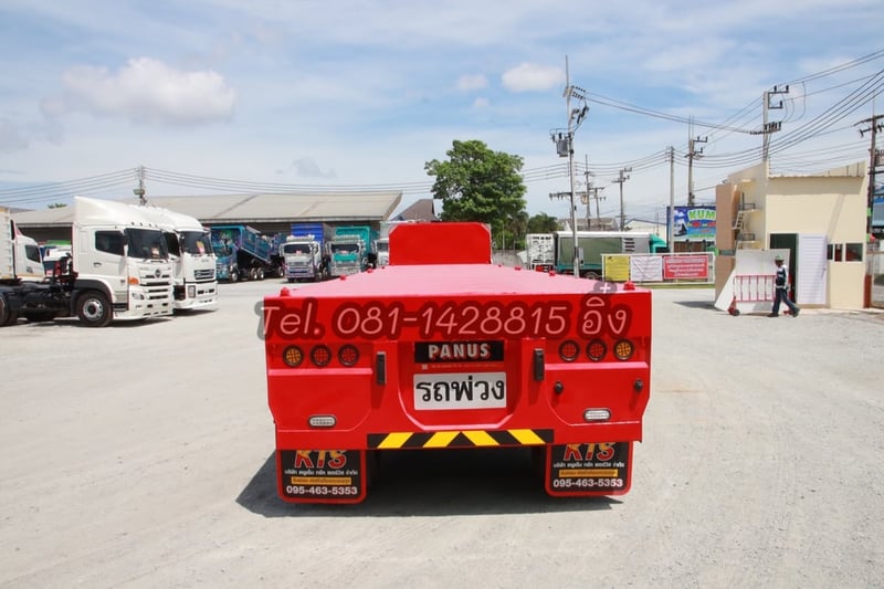 หางพื้นเรียบ สามเพลา อู่พนัส ปี 2566 (6861)
