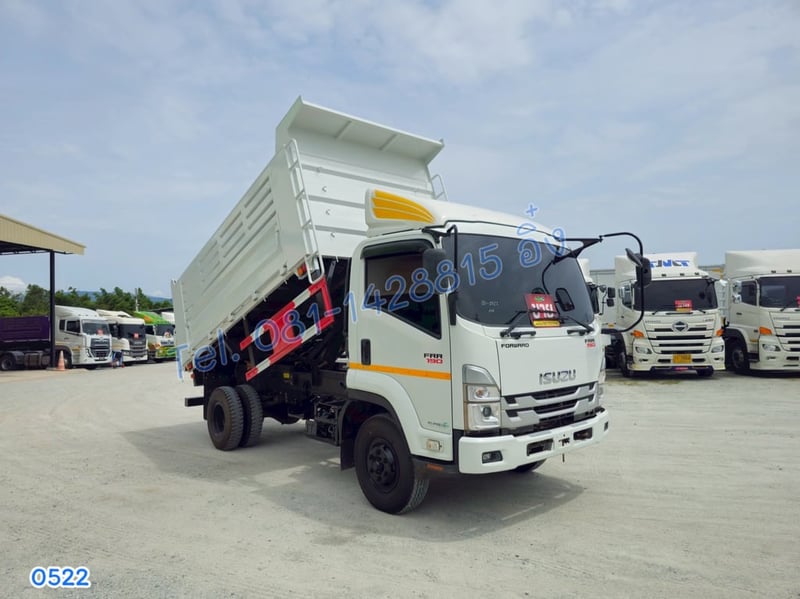 หกล้อดั้มพ์ ISUZU FRR 190 แรงม้า ปี 65 อู่พนัส (0522)