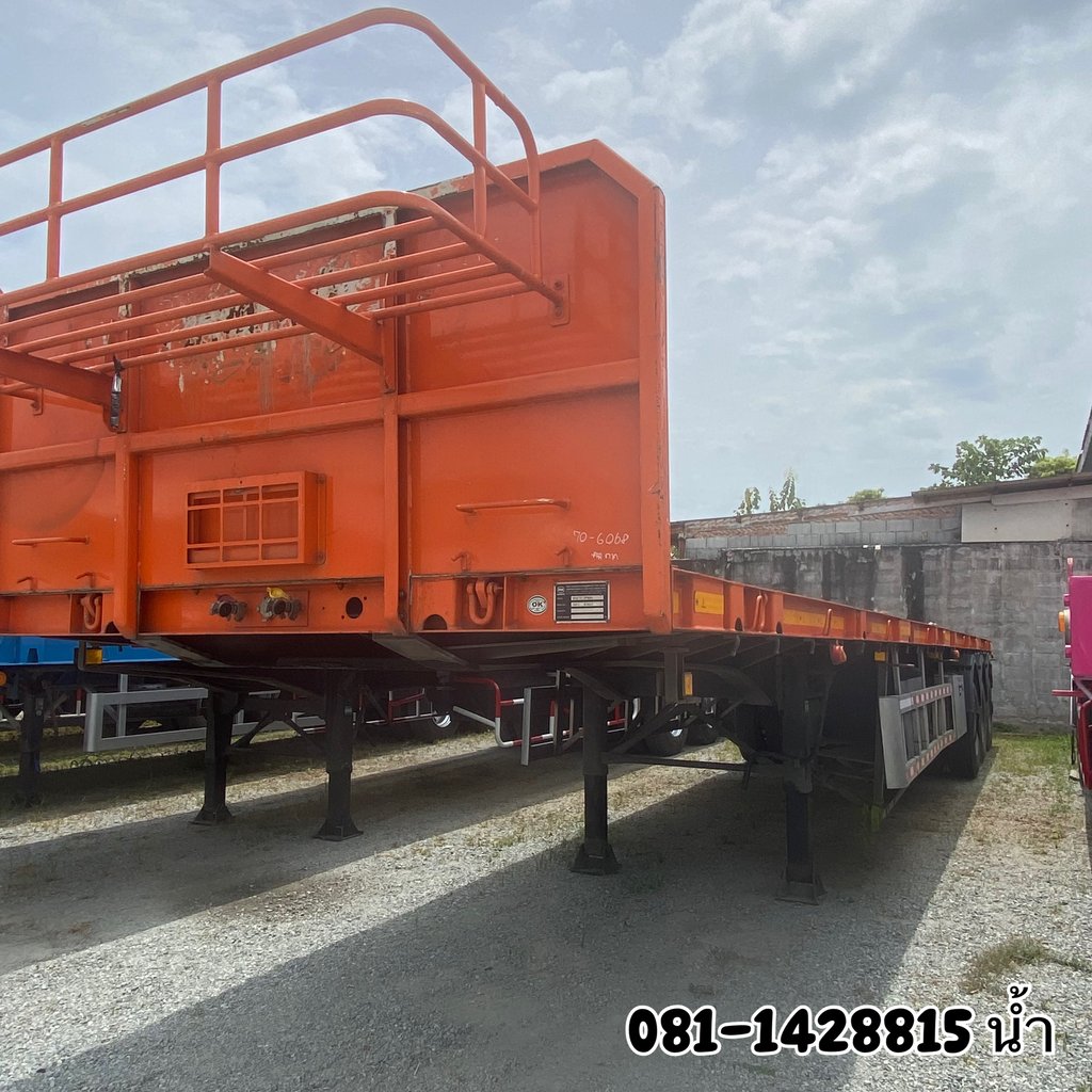 หางพื้นเรียบ สามเพลา อู่ดังสามมิตร ปี 2565 (6080) หางพื้นเรียบ สามเพลา อู่ดังสามมิตร ปี 2565 (6080)
