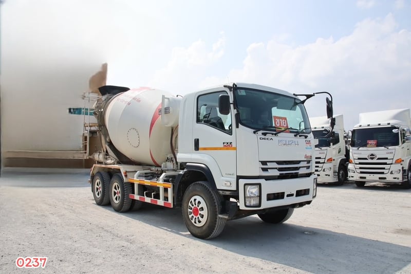 สิบล้อโม่ปูน ISUZU FXZ 320 แรง ปี 2566 (0237)