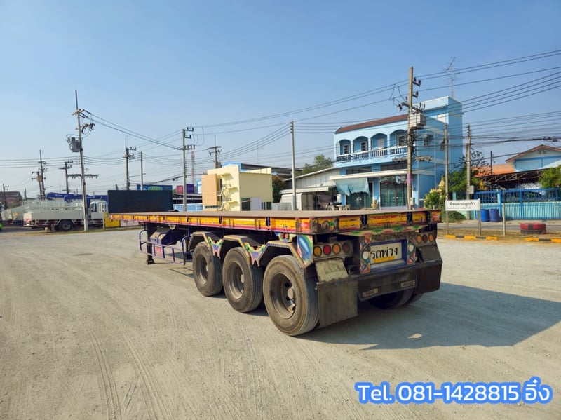 หางพื้นเรียบ สามเพลา อู่ ST ปี 2558 (8932)