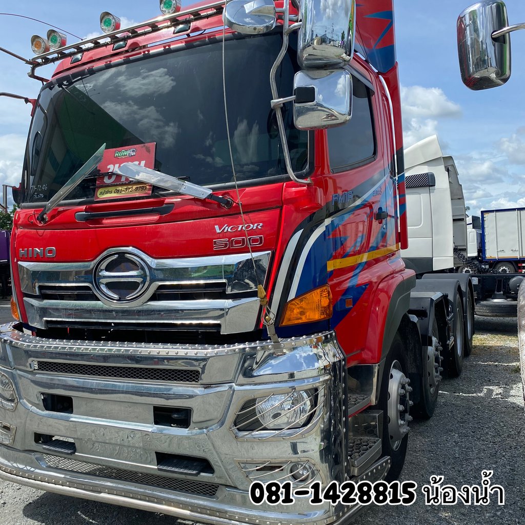 HINO FM 344แรงม้า รถบรรทุก 10ล้อ หัวลาก เฉพาะหัว ปี2023 (1246)