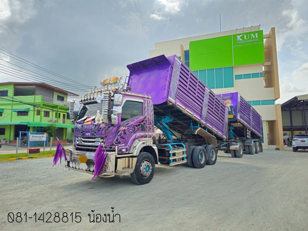 ISUZU FXZ 360แรงม้า รถบรรทุก 10ล้อ พ่วงแม่ลูก ปี2023(9107 9108) ISUZU FXZ 360แรงม้า รถบรรทุก 10ล้อ พ่วงแม่ลูก ปี2023(9107 9108)