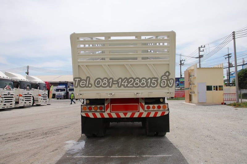 สิบล้อดั้มพ์ HINO FM1A 344 แรง ปี 2566 + หางดั้มพ์ สองเพลา อู่แม็กเทรลเลอร์ ปี 2565 (5411,3778)