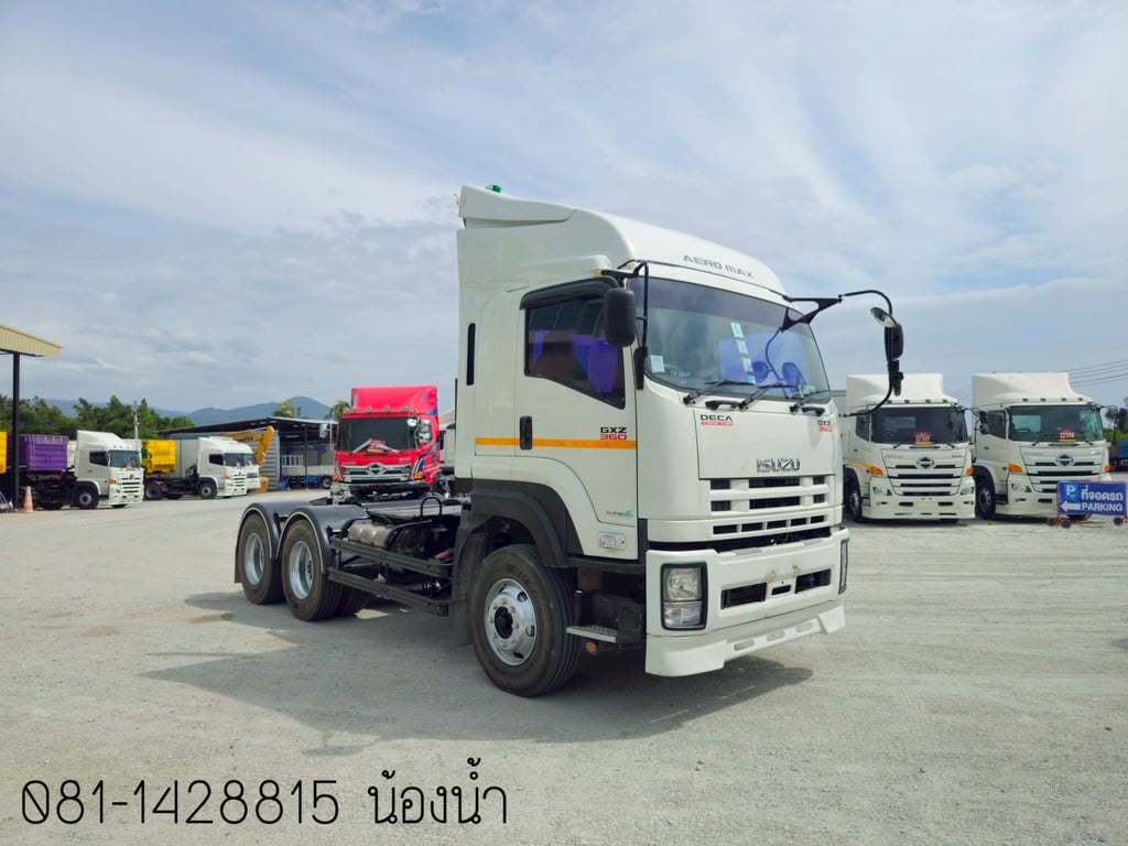 ISUZU GXZ 360แรงม้า รถบรรทุก 10ล้อ หัวลาก เฉพาะหัว ปี2012(6863)