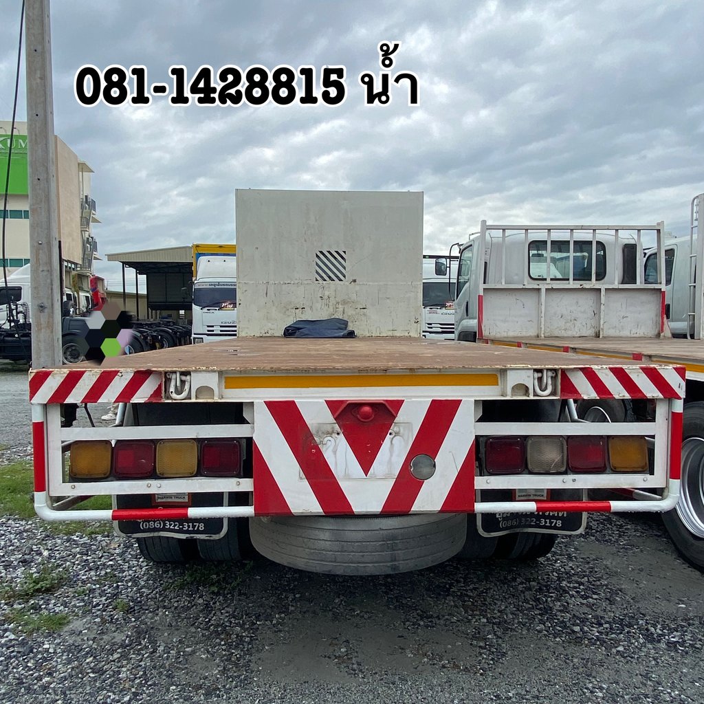 🚚สิบล้อพื้นเรียบสองเพลา ISUZU FVZ 300 แรงม้า ปี 2557 (0832) 🚚สิบล้อพื้นเรียบสองเพลา ISUZU FVZ 300 แรงม้า ปี 2557 (0832)