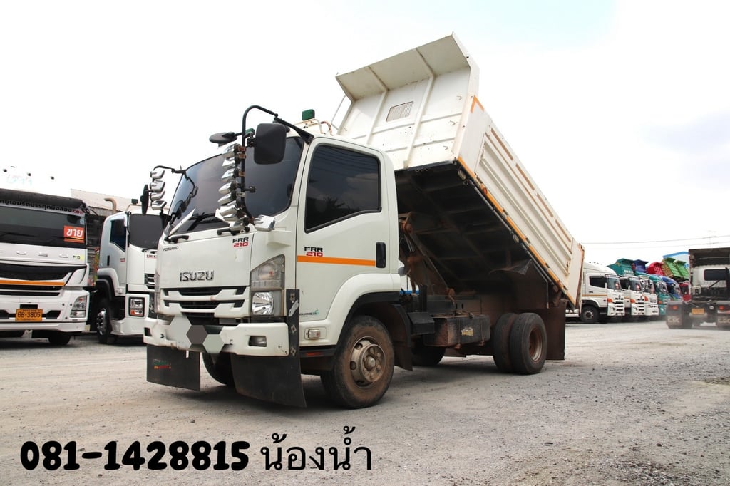 ISUZU FRR 210แรงม้า รถบรรทุก 6ล้อ ดั้มพ์ ปี2021 (3221)