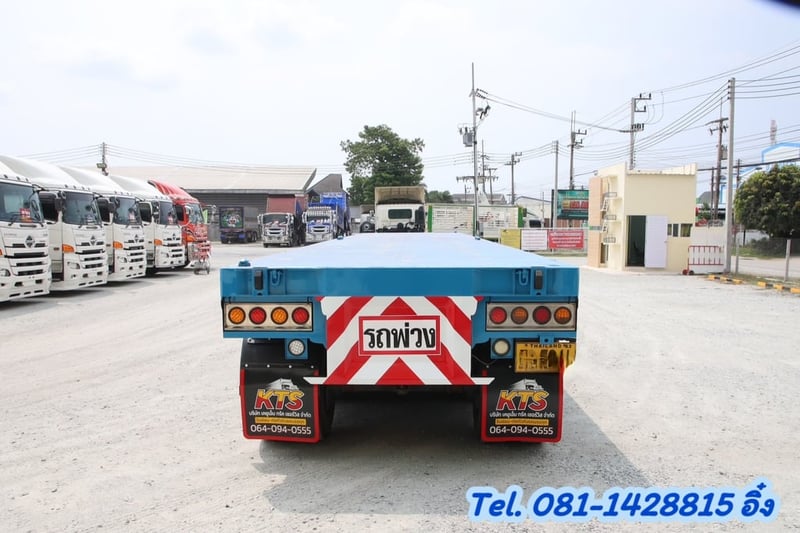 หางพื้นเรียบ สามเพลา อู่สหะกิจ ปี 2561 (5341)