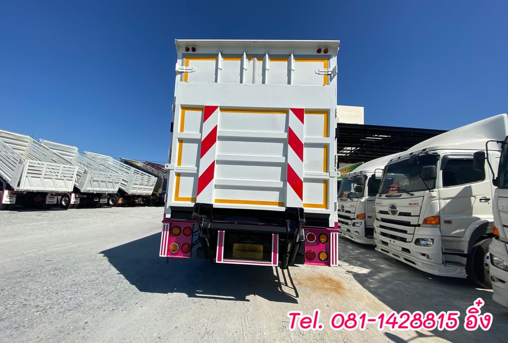 หกล้อตู้สิบบานลิฟท์ท้าย  HINO FG8J 240 แรง ปี 2562 (8724)