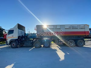 สิบล้อหัวลาก HINO FM1A 344 แรง ปี66 + หางเซมิดั้ม อู่สามมิตร ปี 66 (9277,9278)