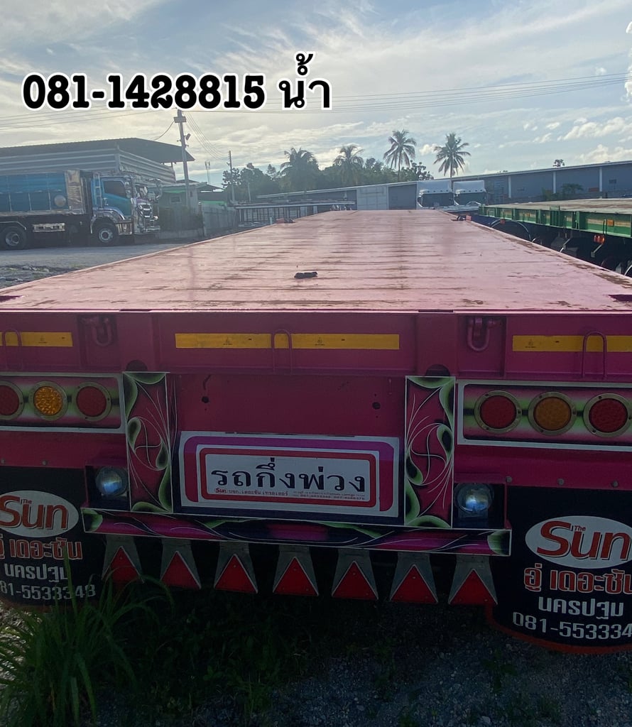💥 หางพื้นเรียบ สามเพลา อู่เดอะซัน ปี 2565 (0376) 💥 หางพื้นเรียบ สามเพลา อู่เดอะซัน ปี 2565 (0376)