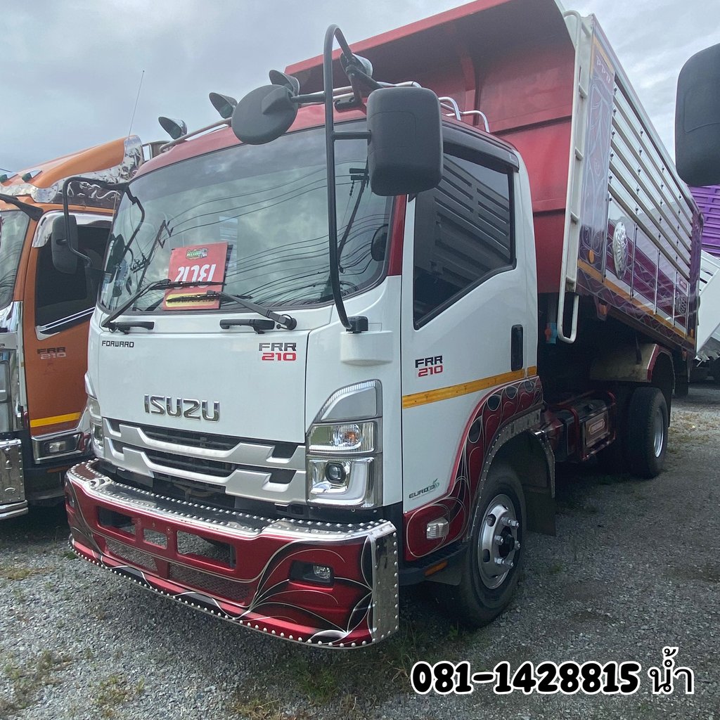 ISUZU FRR 210แรงม้า รถบรรทุก 6ล้อ ดั้มพ์ ปี2022 (7715)