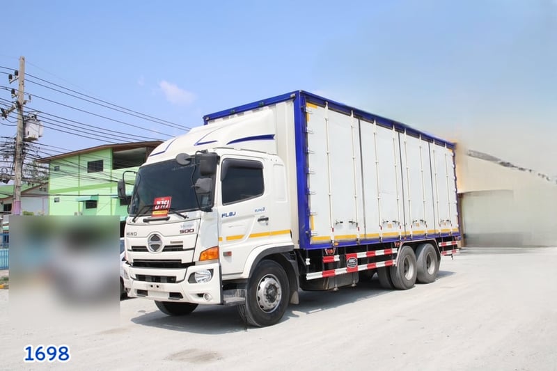 สิบล้อตู้สิบบาน HINO FL8J 260 แรง ปี 2566 (1698)