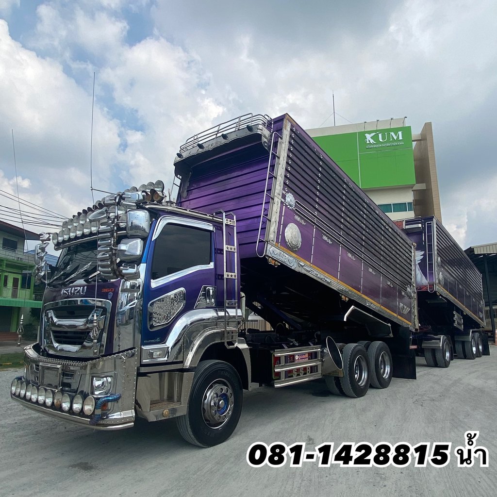 🚚 ISUZU FXZ 360แรงม้า รถบรรทุก 10ล้อ พ่วงแม่ลูก ปี2023 (3111 3112) 🚚 ISUZU FXZ 360แรงม้า รถบรรทุก 10ล้อ พ่วงแม่ลูก ปี2023 (3111 3112)