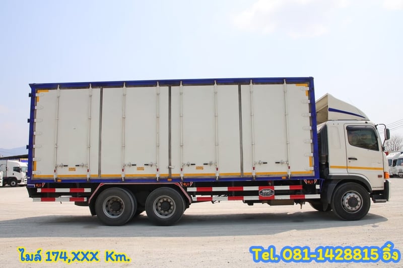 สิบล้อตู้สิบบาน HINO FL8J 260 แรง ปี 2566 (1698)