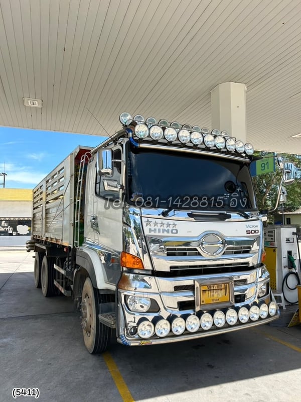 สิบล้อดั้มแม่เดี่ยว HINO FM1A 344 แรง ปี2566 กระบะสามมิตร (5411)
