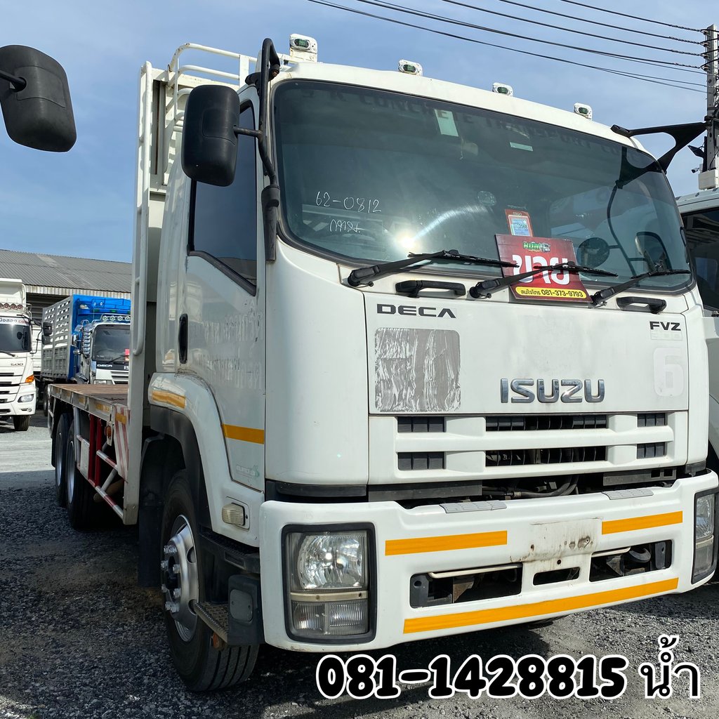 ISUZU FVZ 300แรงม้า รถบรรทุก 10ล้อ พื้นเรียบ ปี2014 (0812)