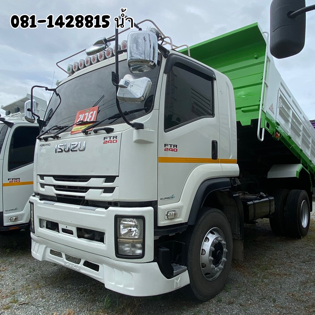 ISUZU FTR 240แรงม้า รถบรรทุก 6ล้อ ดั้มพ์ ปี2022 (3565)