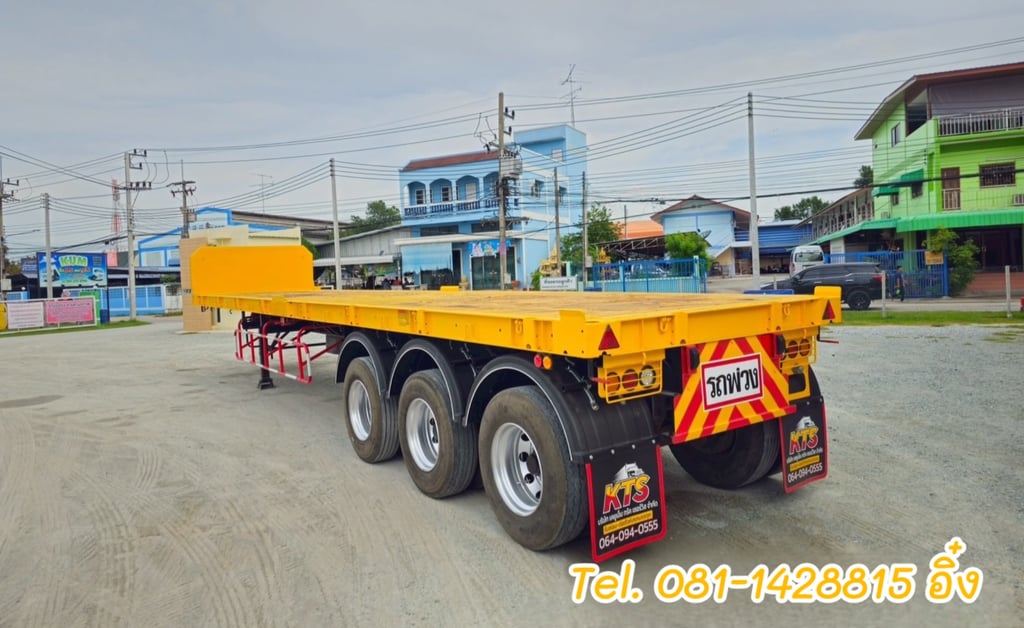 หางพื้นเรียบ สามเพลา  อู่ WAFA  ปี 2563 (6112)