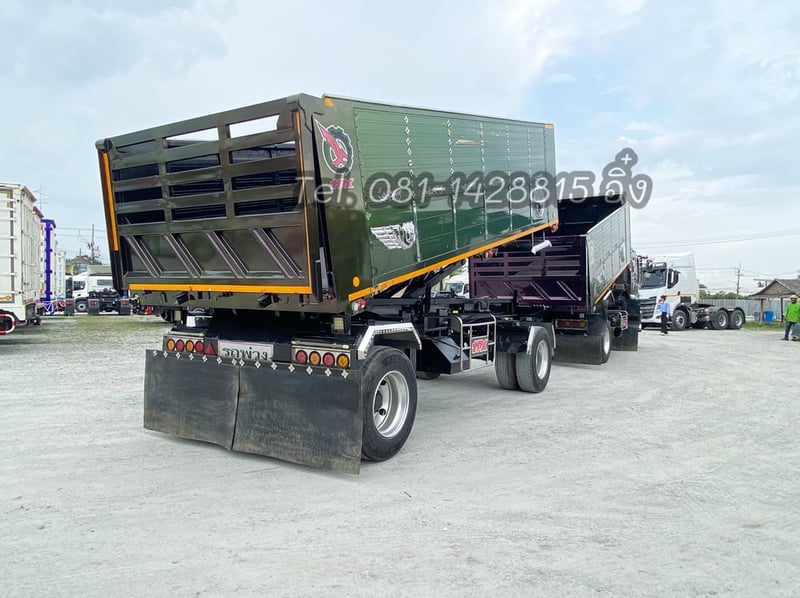 หกล้อดั้มพ์  ISUZU FTR 240 แรง ปี 2565 + หางดั้มพ์ สองเพลา อู่เดอะฟินิกซ์ ปี 2565 (5403,5404)