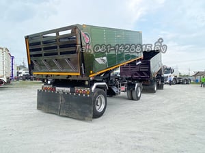 หกล้อดั้มพ์  ISUZU FTR 240 แรง ปี 2565 + หางดั้มพ์ สองเพลา อู่เดอะฟินิกซ์ ปี 2565 (5403,5404)