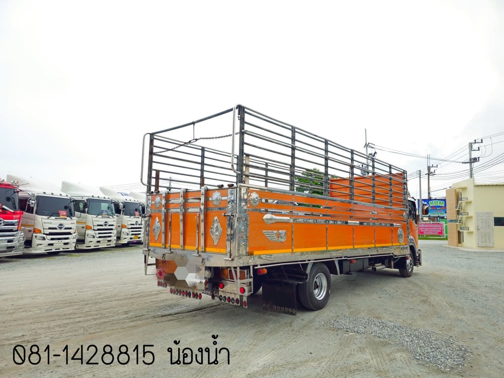 ISUZU FRR 210แรงม้า รถบรรทุก 6ล้อ กระบะคอกสูง ปี2020 (3563)