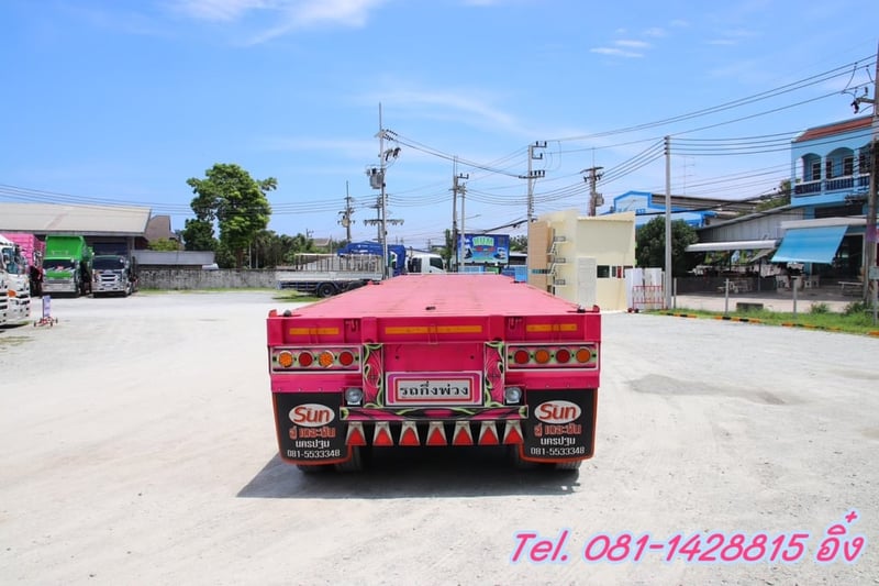 หางพื้นเรียบ สามเพลา อู่เดอะซัน ปี 2565 (0376) หางพื้นเรียบ สามเพลา อู่เดอะซัน ปี 2565 (0376)