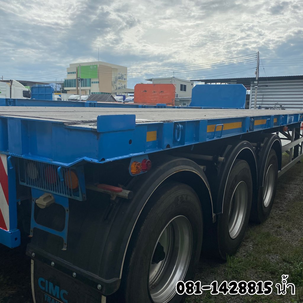 หางพื้นเรียบ สามเพลา อู่ CIMC ปี 64 (8294)