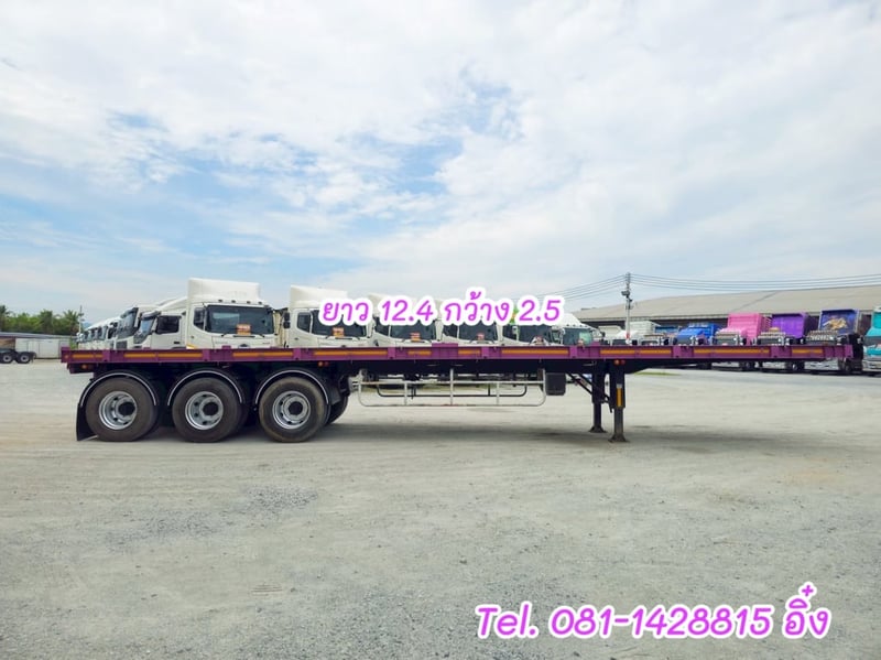 หางพื้นเรียบ สามเพลา อู่ panusmawim ปี 2555 (7198)