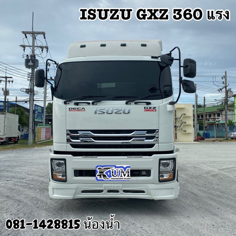 ISUZU GXZ 360แรงม้า รถบรรทุก 10ล้อ หัวลาก เฉพาะหัว ปี2023 (9052)